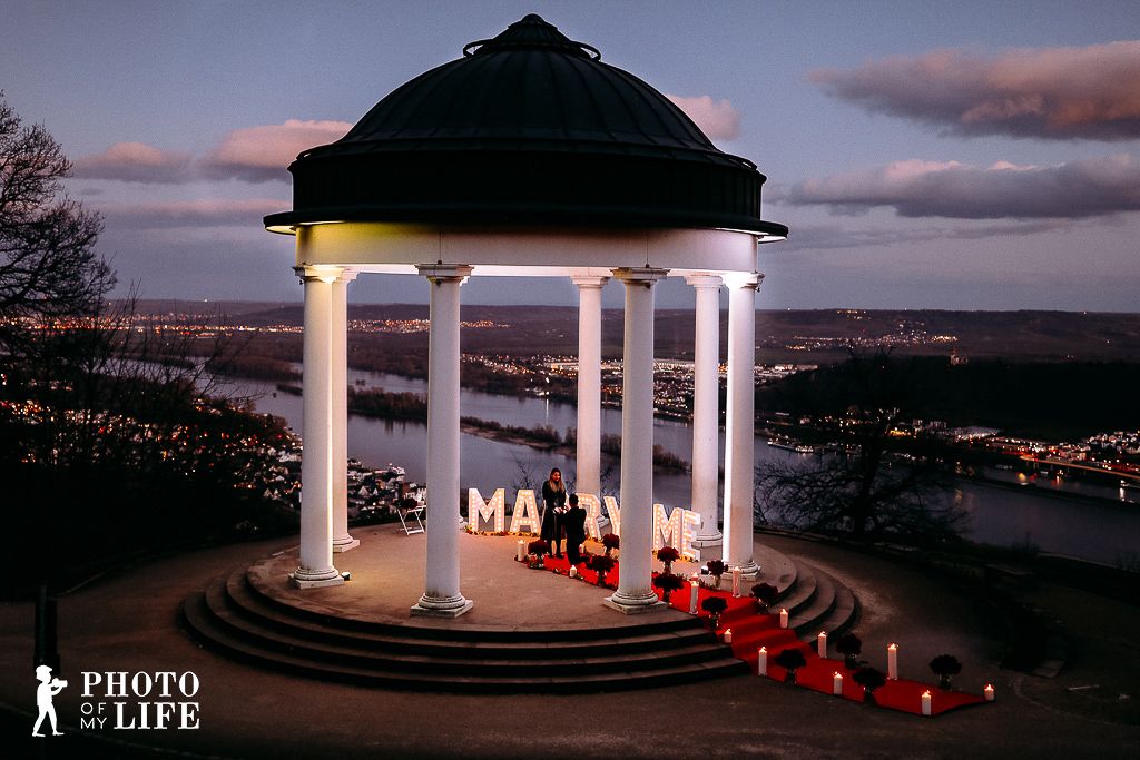 Hollywood Dream XXL – Niederwaldtempel Drohnenaufnahme mit Rheinblick